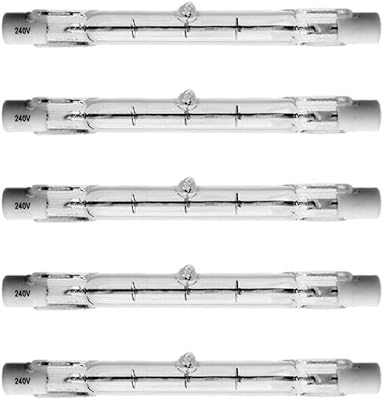 Pack de 5 ampoules halogènes linéaires tungstène bell 03842 120w 78mm