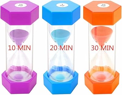 Grand sablier, sablier 10/20/30 minutes, minuteries en verre de sable, horloge de sable