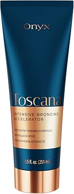 Lotion double bronzage onyx toscana bronzeur et accélérateur de pour l'extérieur