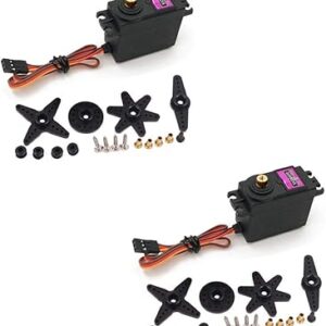 Tredex 2 pièces servomoteur mg996r servomoteur en métal à couple élevé pour voiture intelligente servomoteur robot bateau bras d'hélicoptère raccords mécaniques (angle de contrôle 360). Des produits authentiques à prix réduits sur Diaytar Sénégal