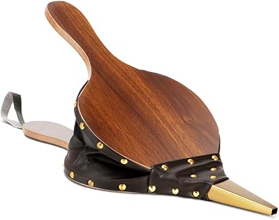 17x7,5" grand souffleur d'air en bois pour camping en plein air, barbecue, pompe à main avec sangle de suspension (marron, 17x7,5"). Diaytar Sénégal : Le choix, la qualité, l'économie réunis