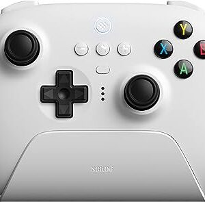 Contrôleur 8bitdo ultimate sans fil 2,4 g avec station de chargement, contrôleur 2,4 g pour windows, android et raspberry pi (blanc). Diaytar : Des offres irrésistibles chaque jour