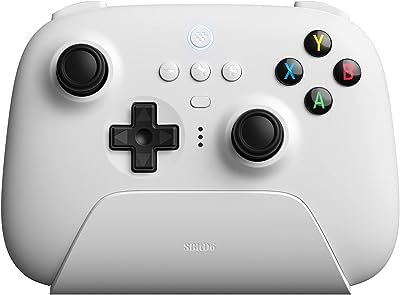 Contrôleur 8bitdo ultimate sans fil 2,4 g avec station de chargement, contrôleur 2,4