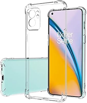Coque arrière transparente en silicone souple et flexible anti-choc avec coin d'absorption