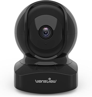 Caméra de sécurité ip sans fil wansview (hd 1080p, vision nocturne double audio)