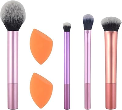 Ensemble de pinceaux de maquillage decosato, 6 pièces de pinceaux de fond