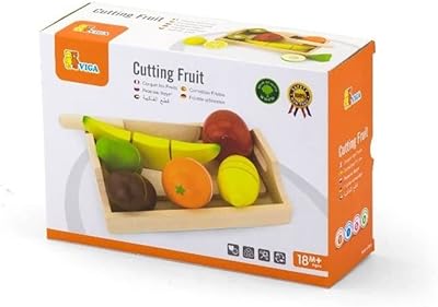 Jouet de cuisine en bois avec coupe de nourriture pour enfants âgés