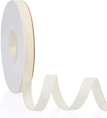 Ruban gros-grain double face de couleur unie de 1-2" x 50 mètres pour emballage. Diaytar : Vivez l'expérience du shopping malin