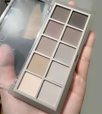 Palette de fards à paupières joe ho 10 couleurs, fard à paupières mat