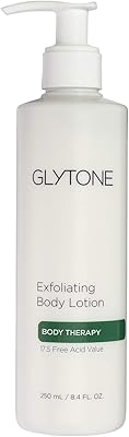 Lait corporel exfoliant glytone à l'acide glycolique, kératose pilaire, kp, lisse la peau