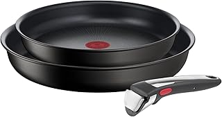 Tefal ingenio unlimited on poêle à frire, lot de 3 pièces, empilable, induction