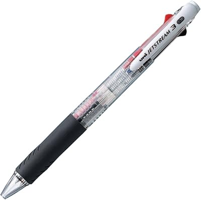 Stylo à bille uni jetstream 3 couleurs noir, rouge et bleu 0,38 mm