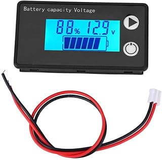 Testeur d'indicateur de capacité de batterie lcd 12 v, compteur de tension à