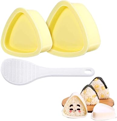 Delfino moule triangle onigiri en plastique 2 pièces fabricant de boules de riz