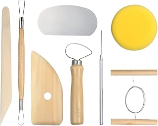 Ensemble d'outils de poterie, ensemble d'outils de sculpture en argile seuss de 8