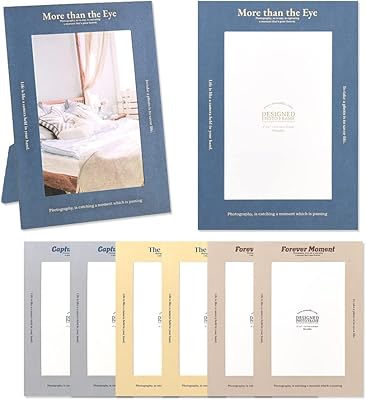Cadre photo en papier design debout monolike 4x6 magazine 8p - convient aux