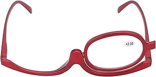 Lunettes de maquillage pliables pour femmes, loupes de maquillage pour les yeux, lunettes rotatives simples, outil de maquillage essentiel pour femmes, rouge (+2,50). Diaytar Sénégal : Parce que chaque FCFA compte