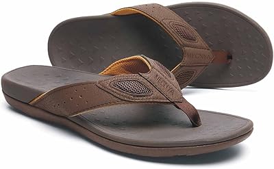 Pantoufles orthopédiques pour hommes pour fasciite plantaire sandales de sport avec soutien
