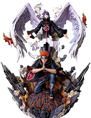 Anime naruto sasuke figurine d'action en pvc faite à la main, jouet