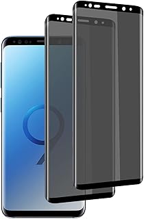 Protecteur d'écran en verre de confidentialité compatible avec samsung galaxy s9, protecteur d'écran
