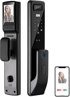 Serrure de porte intelligente à reconnaissance faciale 3d, serrure de porte à empreintes
