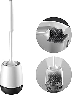 Vaoban ensemble brosse de toilette et support, brosse de nettoyage de cuvette