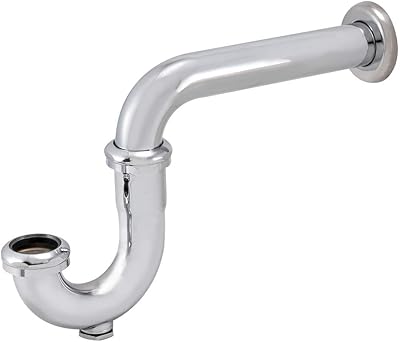 Eastman 35020 siphon en p en acier de 17 po avec bride