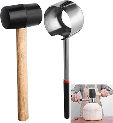 Ensemble d'outils d'ouverture de noix de coco skido ouvre-noix en acier inoxydable