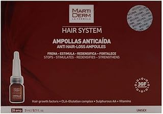 Ampoules anti-chute martiderm du système capillaire, 28 pièces