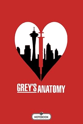 Cahier greys anatomy a68238 : journal, couverture finition mate, papier ligné universitaire, agenda