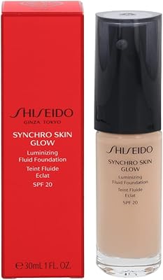 Fond de teint liquide shiseido synchro skin glow neutral 3, 30 ml