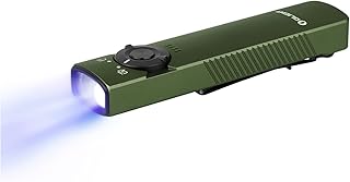 Lampe de poche uv arkfield o-light edc avec lumière blanche et 365