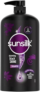 Sunsilk superbe black shine shampoo 1l, avec amla + huile et protéine