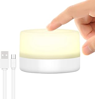 Lampe de chevet rtsu, lumière tactile à intensité variable créative, lumière led