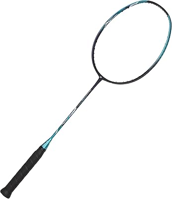 Raquette de badminton nanoflare yonex 700 4u g6, bleu/vert