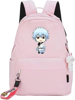Sacs d'école imprimés gintama sakata gintoki sac à dos pour garçons filles 16