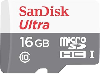 Carte mémoire microsdhc sandisk ultra sdsquns-016g-gn3mn 16 go 80 mo/s uhs-i classe 10