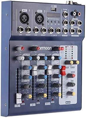 Contrôleur d'entrée de microphone numérique f4-usb 4 canaux contrôleur d'enregistrement audio