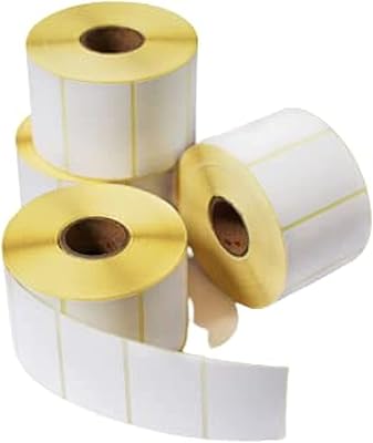 10 rouleaux étiquettes de codes-barres thermiques directes 50 mm x
