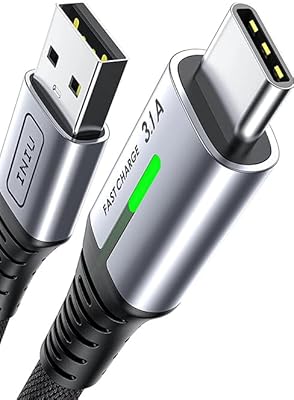 Câble de charge usb c iniu [2 m 31 a] rapide en alliage