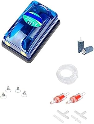 Pompe à air silencieuse pour aquarium b&k avec accessoires complets, pompe d'aération à