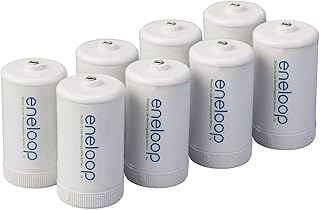 Adaptateurs de batterie eneloop de taille d panasonic bq-bs1e8sa à utiliser
