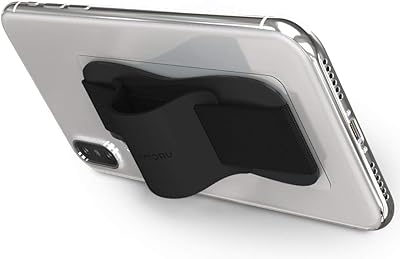 Poignée mobile en silicone injimoro avec support, support de téléphone portable de bureau