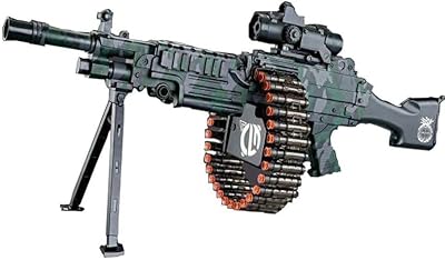 Pistolet électrique automatique m416 avec 40 balles en mousse.
