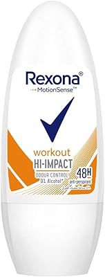 Déodorant roll-on rexona work out pour femme, 50 ml
