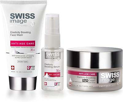 Swiss image soin anti-âge pour la peau routine de nuit en 3