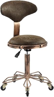 Tabouret de bar rétro pour table de salle à manger hauteur réglable
