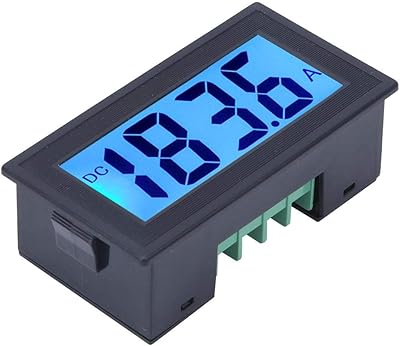 Yb5135db ac100-240v voltmètre à affichage numérique dc avec rétro-éclairage bleu (dc 0-200v)