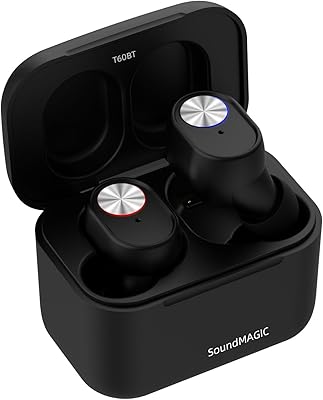 SOUND MAGIC T60BT TRUE WIRELESS ECOUTEURS INTRA-AURICULAIRES BLUETOOTH AVEC MICRO HI-FI STÉRÉO SPORT