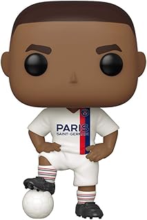 Funko pop football : collection paris saint-germain kylian mbappe iii, figurine 42796, multicolore